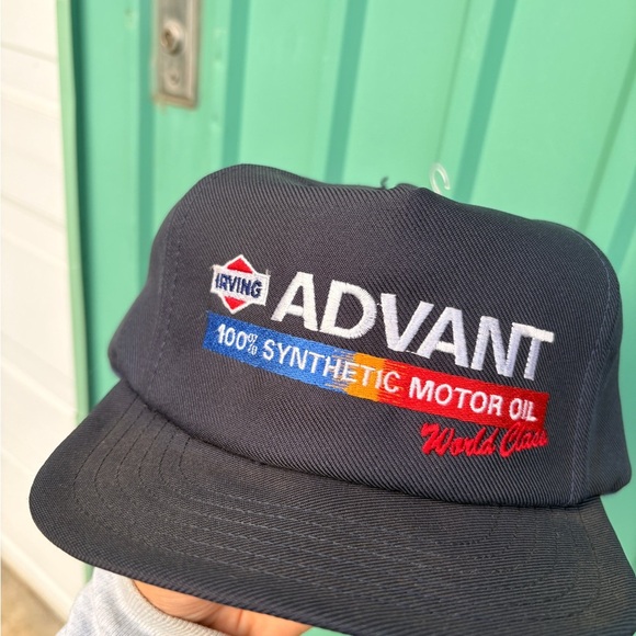 Vintage IRVIN advant motor oil trucker hat snapback - Picture 2 of 6